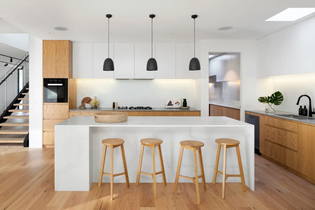 modern kitchen installation